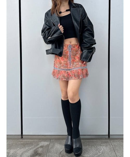 DURAS（デュラス）の「Orignal pattern skirt（スカート・レディース・ピンク/ブルー・S/M）」の17枚目の写真