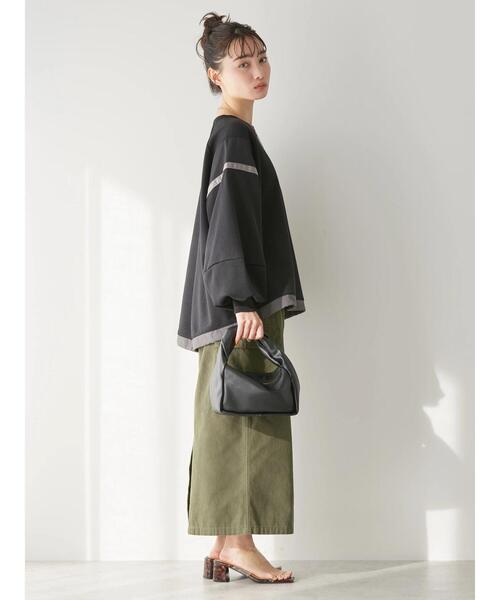 AMERICAN HOLIC（アメリカンホリック）の「ショルダーラインドロストポンチプルオーバー（Tシャツ/カットソー・レディース・ネイビー/ブラック/杢グレー・L/M）」の12枚目の写真