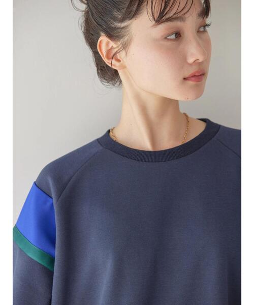 AMERICAN HOLIC（アメリカンホリック）の「ショルダーラインドロストポンチプルオーバー（Tシャツ/カットソー・レディース・ネイビー/ブラック/杢グレー・L/M）」の15枚目の写真