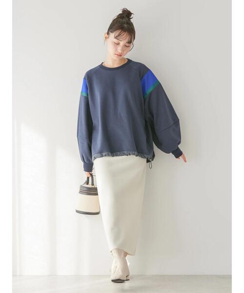 AMERICAN HOLIC（アメリカンホリック）の「ショルダーラインドロストポンチプルオーバー（Tシャツ/カットソー・レディース・ネイビー/ブラック/杢グレー・L/M）」の16枚目の写真