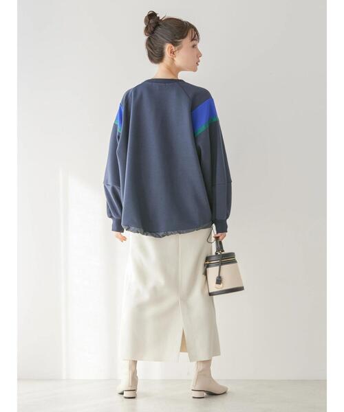 AMERICAN HOLIC（アメリカンホリック）の「ショルダーラインドロストポンチプルオーバー（Tシャツ/カットソー・レディース・ネイビー/ブラック/杢グレー・L/M）」の18枚目の写真