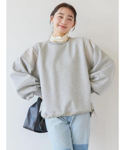 AMERICAN HOLIC（アメリカンホリック）の「ショルダーラインドロストポンチプルオーバー（Tシャツ/カットソー・レディース・ネイビー/ブラック/杢グレー・L/M）」の2枚目の写真