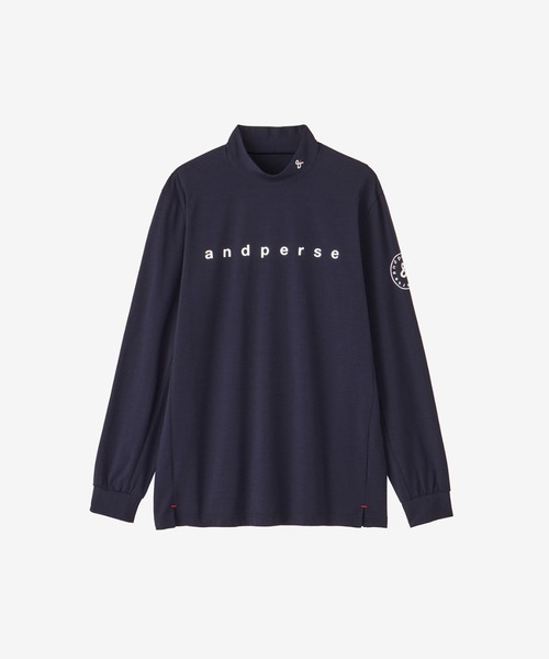 【セール】リファインドライ長袖ハイネックシャツ（メンズ）（シャツ/ブラウス）｜and per se（アンパスィ）