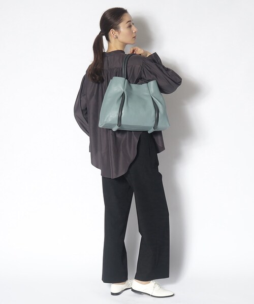 HIROKO HAYASHI（ヒロコハヤシ）の「◆CORDA（コルダ）トートバッグ（トートバッグ・レディース・ブルーグリーン/グレー系その他5・00）」の13枚目の写真