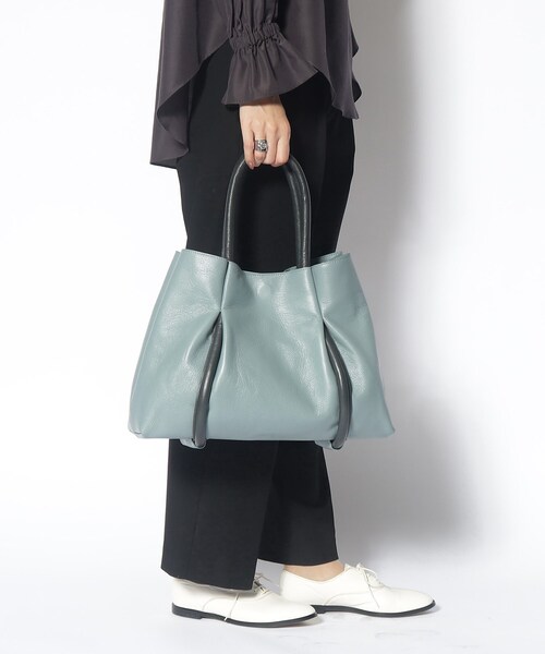 HIROKO HAYASHI（ヒロコハヤシ）の「◆CORDA（コルダ）トートバッグ（トートバッグ・レディース・ブルーグリーン/グレー系その他5・00）」の8枚目の写真