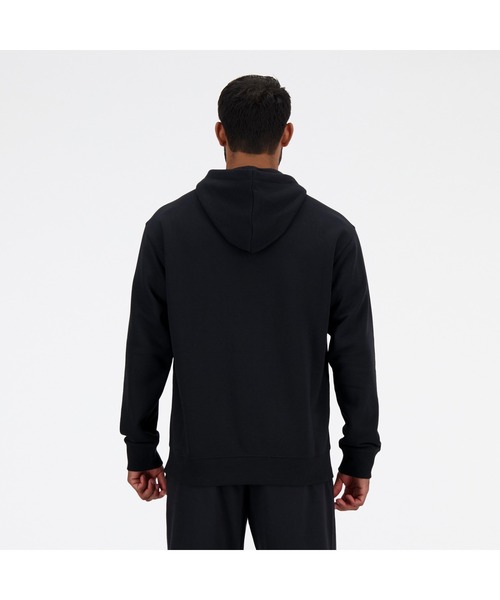 NEW BALANCE(ニューバランス)の「Sport Essentials Stacked Logo スウェットフーディ(スウェット・メンズ・ライトグレー/ブラック/ネイビー・SMALL/MEDIUM/LARGE/X-LARGE/XX-LARGE/XXX-LARGE)」の8枚目の写真
