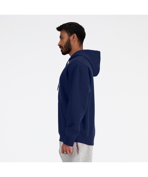 NEW BALANCE(ニューバランス)の「Sport Essentials Stacked Logo スウェットフーディ(スウェット・メンズ・ライトグレー/ブラック/ネイビー・SMALL/MEDIUM/LARGE/X-LARGE/XX-LARGE/XXX-LARGE)」の10枚目の写真