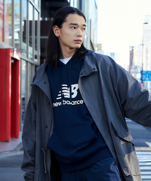 NEW BALANCE(ニューバランス)の「Sport Essentials Stacked Logo スウェットフーディ(スウェット・メンズ・ライトグレー/ブラック/ネイビー・SMALL/MEDIUM/LARGE/X-LARGE/XX-LARGE/XXX-LARGE)」の22枚目の写真