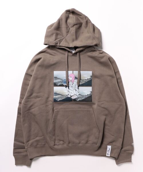 MALIBU SHIRTS(マリブシャツ)の「Comfortable Hoodie BSW Logo(パーカー・メンズ・グレー/ブラック/ホワイト・M/L)」の1枚目の写真