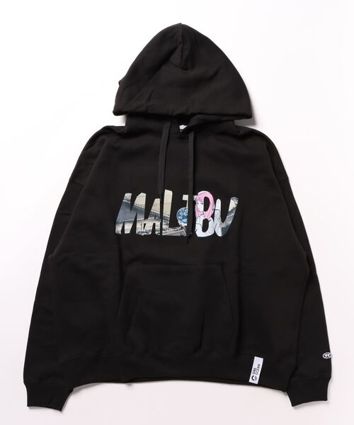 MALIBU SHIRTS(マリブシャツ)の「Comfortable Hoodie BSW Logo(パーカー・メンズ・グレー/ブラック/ホワイト・M/L)」の3枚目の写真