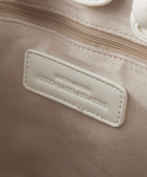 green label relaxing(グリーンレーベルリラクシング)の「ALL WAYS メッシュ 2WAY バッグ②(ショルダーバッグ・レディース・ホワイト/シルバー/ブラック・FREE)」の17枚目の写真
