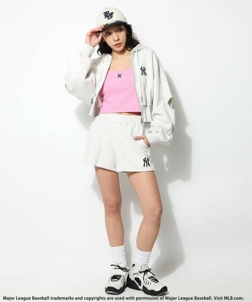 MLB】ZIPロゴフーディーセットアップ（ワンピース）｜BACK TO THE