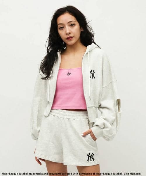 MLB】ZIPロゴフーディーセットアップ（ワンピース）｜BACK TO THE