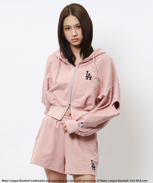 MLB】ZIPロゴフーディーセットアップ（ワンピース）｜BACK TO THE