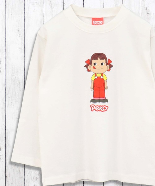 ペコちゃん プリント ロンT（Tシャツ/カットソー）｜ZI-ON（ジーオン
