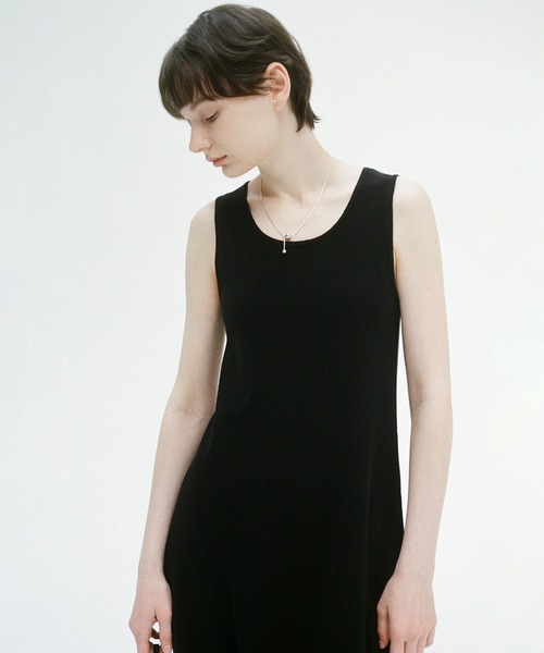 tageechita（タジチタ）の「【tageechita】フレアニットワンピース（ワンピース・レディース・ライトベージュ/ブラック・L/M/S）」の13枚目の写真
