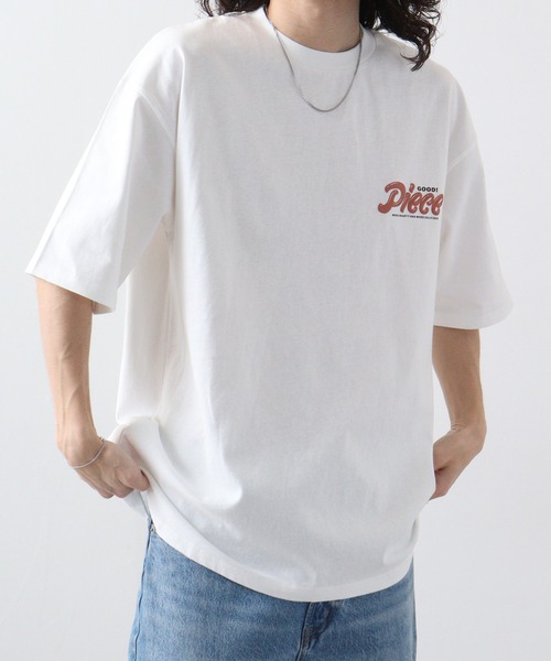A.T,C in the attic homme（エーティーシーインジアティックオム）の「ATC in the attic homme アメコミ風キャラクタープリント綿半袖Ｔシャツ（Tシャツ/カットソー・メンズ・パープル/ホワイト系1/ブラック/パープル系1/ブラック系1/ホワイト・L/M）」の7枚目の写真