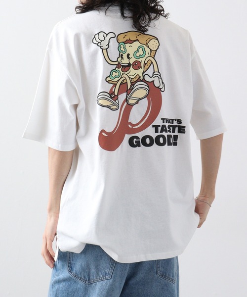 A.T,C in the attic homme（エーティーシーインジアティックオム）の「ATC in the attic homme アメコミ風キャラクタープリント綿半袖Ｔシャツ（Tシャツ/カットソー・メンズ・パープル/ホワイト系1/ブラック/パープル系1/ブラック系1/ホワイト・L/M）」の9枚目の写真