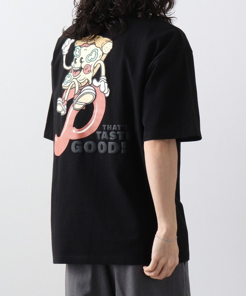 A.T,C in the attic homme（エーティーシーインジアティックオム）の「ATC in the attic homme アメコミ風キャラクタープリント綿半袖Ｔシャツ（Tシャツ/カットソー・メンズ・パープル/ホワイト系1/ブラック/パープル系1/ブラック系1/ホワイト・L/M）」の19枚目の写真