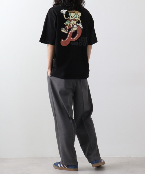 アンセルム　attic別注　tシャツ セール】ATC in the attic homme アメコミ風キャラクタープリント綿