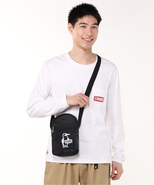 CHUMS（チャムス）の「【CHUMS/チャムス】 Easy-Go Shoulder Bag（ショルダーバッグ・メンズ・ブラック/ライトグレー/その他1/カモフラージュ/その他2/その他3・FREE）」の18枚目の写真