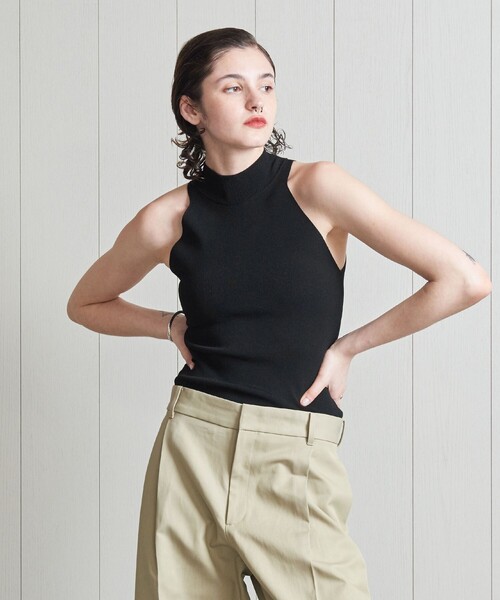 ＜H＞ノースリーブハイネックニット H BEAUTY&YOUTH UNITED ARROWS（エイチビューティーアンドユース