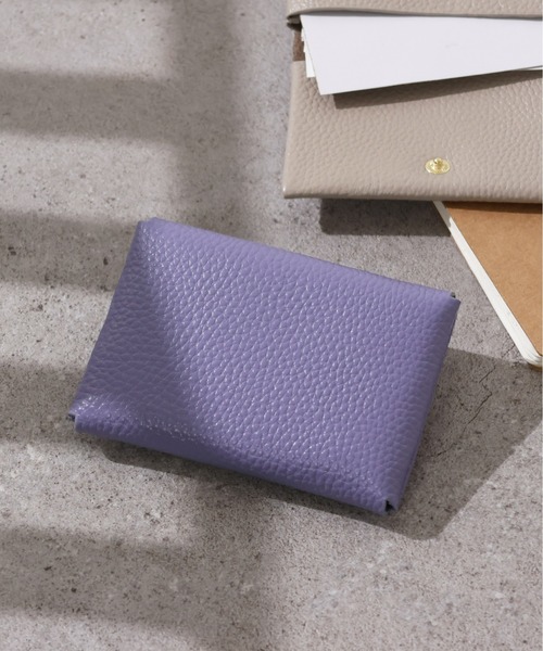 emesuelee(エメスーリー)の「ダブルポケットカードケース 本革(カードケース・レディース・ブラック/シルバー/ラベンダー/ゴールド/ベージュ・フリー)」の15枚目の写真