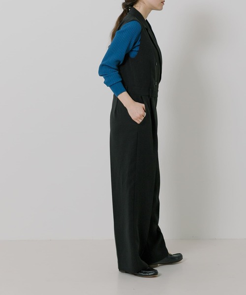 URBAN RESEARCH(アーバンリサーチ)の「『UR TECH DRYLUXE』『イージーケア』オールインワン(ワンピース・レディース・ベージュ/ブラック・38/36)」の6枚目の写真