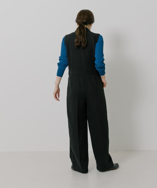 URBAN RESEARCH(アーバンリサーチ)の「『UR TECH DRYLUXE』『イージーケア』オールインワン(ワンピース・レディース・ベージュ/ブラック・38/36)」の3枚目の写真