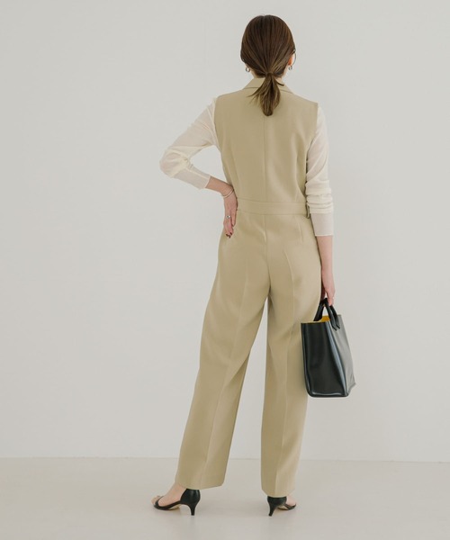 URBAN RESEARCH(アーバンリサーチ)の「『UR TECH DRYLUXE』『イージーケア』オールインワン(ワンピース・レディース・ベージュ/ブラック・38/36)」の16枚目の写真