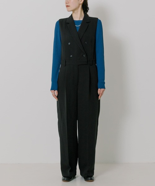 URBAN RESEARCH(アーバンリサーチ)の「『UR TECH DRYLUXE』『イージーケア』オールインワン(ワンピース・レディース・ベージュ/ブラック・38/36)」の18枚目の写真
