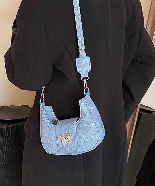 バタフライ ハーフムーン ショルダーバッグ（ショルダーバッグ