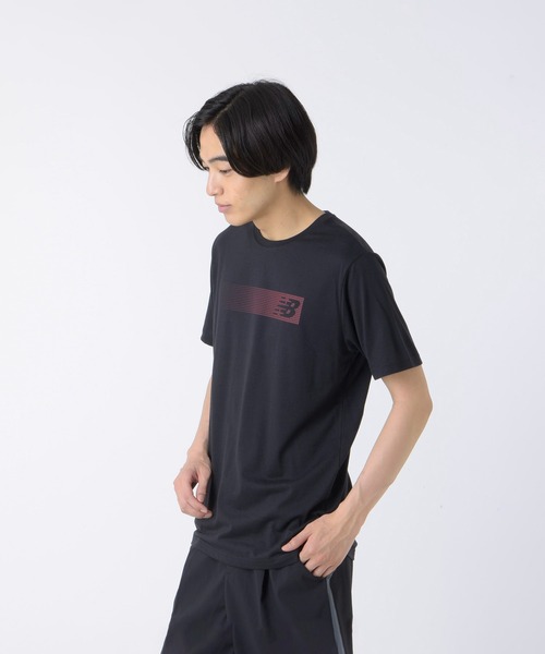 NEW BALANCE(ニューバランス)の「Sport Essentials ヘザーテックグラフィックショートスリーブTシャツ(Tシャツ/カットソー・メンズ・ライトブルー/グレー/ブラック/ネイビー・X-LARGE/LARGE/MEDIUM/XX-LARGE/SMALL)」の5枚目の写真