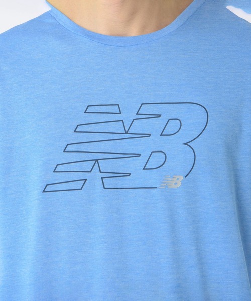 NEW BALANCE(ニューバランス)の「Sport Essentials ヘザーテックグラフィックショートスリーブTシャツ(Tシャツ/カットソー・メンズ・ライトブルー/グレー/ブラック/ネイビー・X-LARGE/LARGE/MEDIUM/XX-LARGE/SMALL)」の20枚目の写真