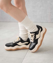 WEGO | WEGO/【24年春夏新作】ウェーブソールカラースニーカー(スニーカー)