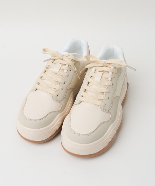 WEGO（ウィゴー）の「WEGO/ウェーブソールカラースニーカー（スニーカー・レディース・ブラック/ピンク/ホワイト・MEDIUM/LARGE）」の12枚目の写真