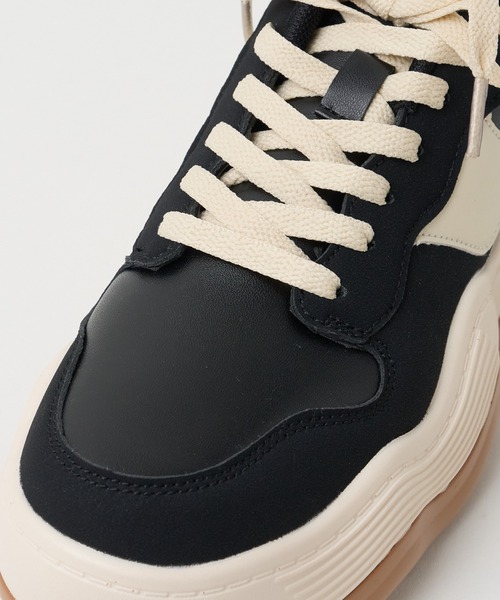 WEGO（ウィゴー）の「WEGO/ウェーブソールカラースニーカー（スニーカー・レディース・ブラック/ピンク/ホワイト・MEDIUM/LARGE）」の18枚目の写真