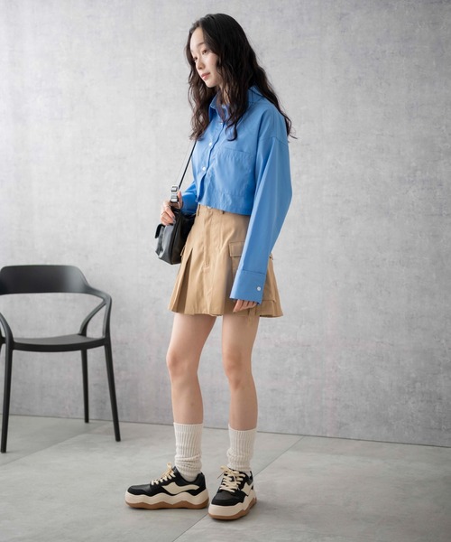 WEGO（ウィゴー）の「WEGO/ウェーブソールカラースニーカー（スニーカー・レディース・ブラック/ピンク/ホワイト・MEDIUM/LARGE）」の6枚目の写真