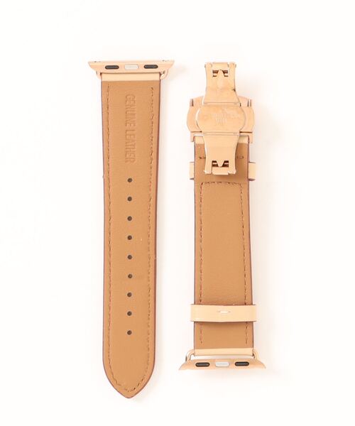 emonique(エモニーク)の「本革 イタリアンレザー Apple Watch バンド スマートウォッチバンド【38/40/41/42/44/45/49mm対応】(デジタル腕時計・メンズ・ライトブラウン/ピンク/ベージュ/ブラック/ホワイト・42/38)」の10枚目の写真
