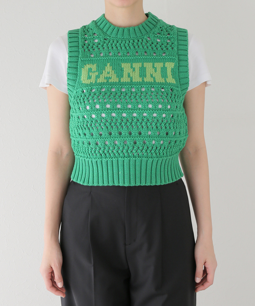 GANNI（ガニー）の「【GANNI / ガニー】Cotton Rope Short Vest