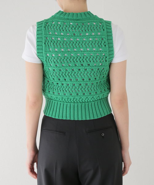 GANNI（ガニー）の「【GANNI / ガニー】Cotton Rope Short Vest
