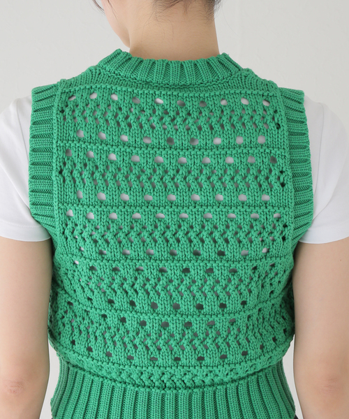 GANNI（ガニー）の「【GANNI / ガニー】Cotton Rope Short Vest