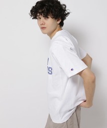 Champion（チャンピオン）の「【Champion(チャンピオン)】リバースウィーブショートスリーブTシャツ（Tシャツ/カットソー・メンズ）」