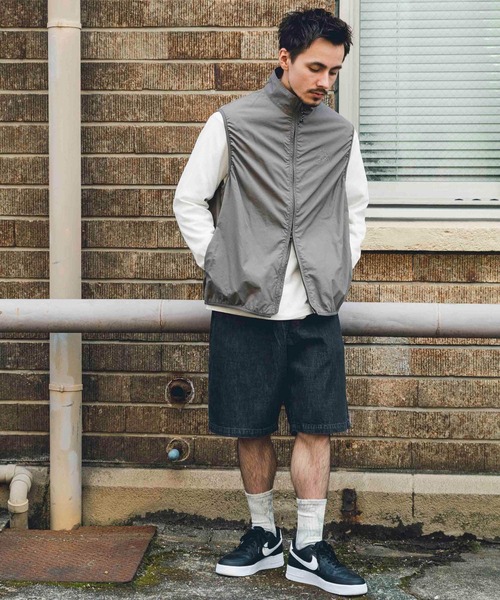 24SS URDリップストップナイロンベスト URBAN RESEARCH DOORS ベスト ジレ 「セットアップ対応」URD