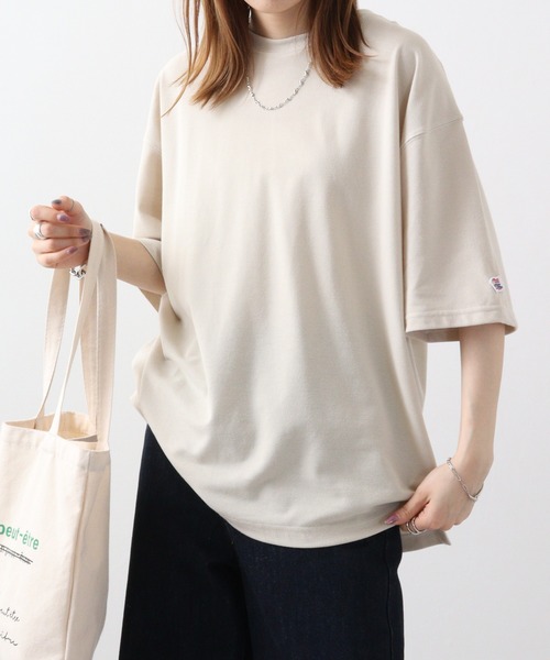 JEMORGAN(ジェーイーモーガン)の「JEMORGAN T/Cカノコ ベーシック半袖T(Tシャツ/カットソー・メンズ・ベージュ/カーキ/ブラック/オフホワイト/ネイビー・XL/M/L)」の1枚目の写真