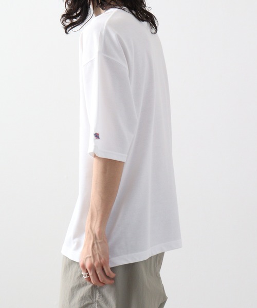 JEMORGAN(ジェーイーモーガン)の「JEMORGAN T/Cカノコ ベーシック半袖T(Tシャツ/カットソー・メンズ・ベージュ/カーキ/ブラック/オフホワイト/ネイビー・XL/M/L)」の9枚目の写真