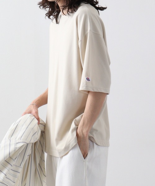 JEMORGAN(ジェーイーモーガン)の「JEMORGAN T/Cカノコ ベーシック半袖T(Tシャツ/カットソー・メンズ・ベージュ/カーキ/ブラック/オフホワイト/ネイビー・XL/M/L)」の22枚目の写真