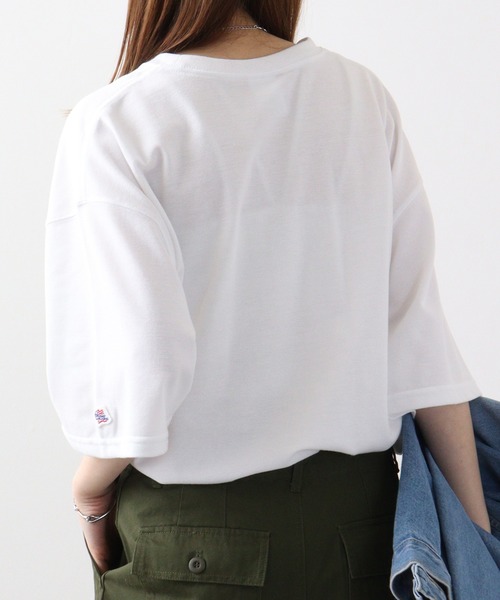 JEMORGAN(ジェーイーモーガン)の「JEMORGAN T/Cカノコ ベーシック半袖T(Tシャツ/カットソー・メンズ・ベージュ/カーキ/ブラック/オフホワイト/ネイビー・XL/M/L)」の14枚目の写真