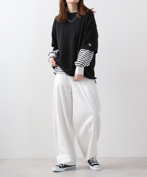 JEMORGAN(ジェーイーモーガン)の「JEMORGAN T/Cカノコ ベーシック半袖T(Tシャツ/カットソー・メンズ・ベージュ/カーキ/ブラック/オフホワイト/ネイビー・XL/M/L)」の20枚目の写真