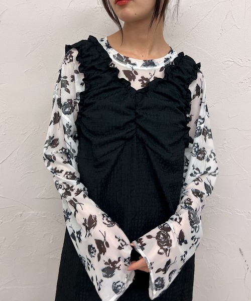 byYOUANCE（バイユアンス）の「シアーロンT（Tシャツ/カットソー・レディース・その他6/その他7/その他2/その他1・FREE）」の7枚目の写真